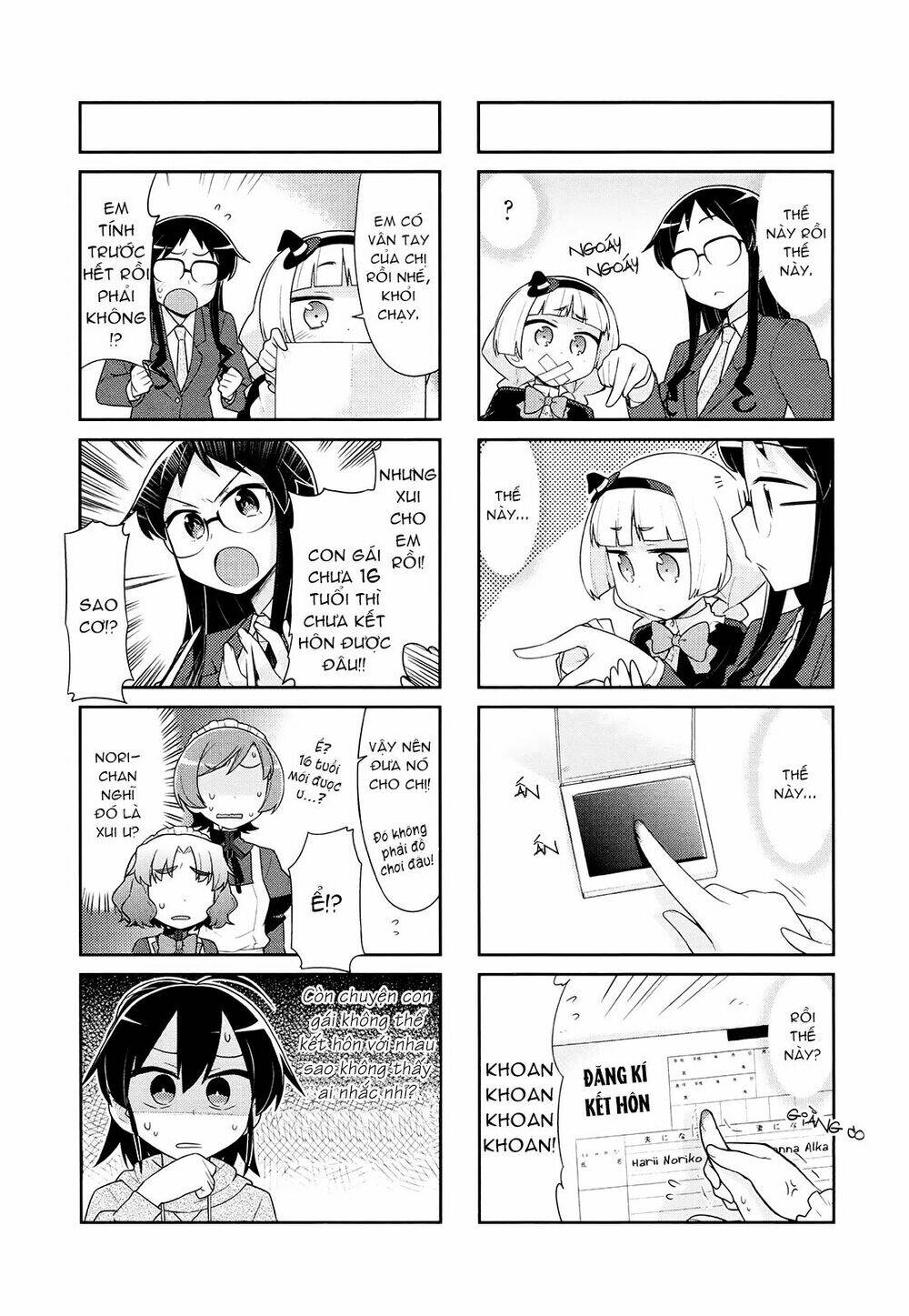 Majyo To Houki To Kurobuchi Megane Chương 33 Ảnh 8
