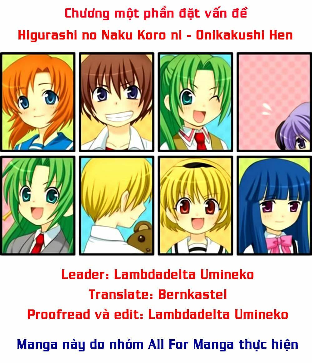 Higurashi No Naku Koro Ni - Onikakushi Hen Chương 7 Ảnh 2