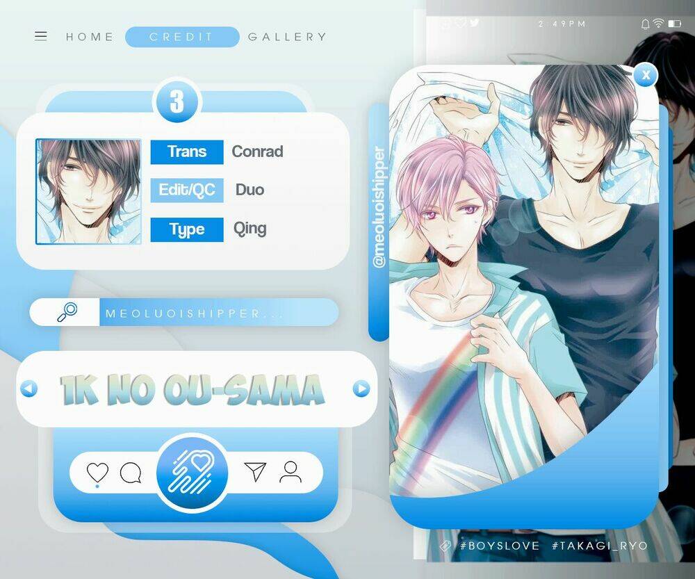 1k No Ou-Sama Chương 3 Ảnh 2