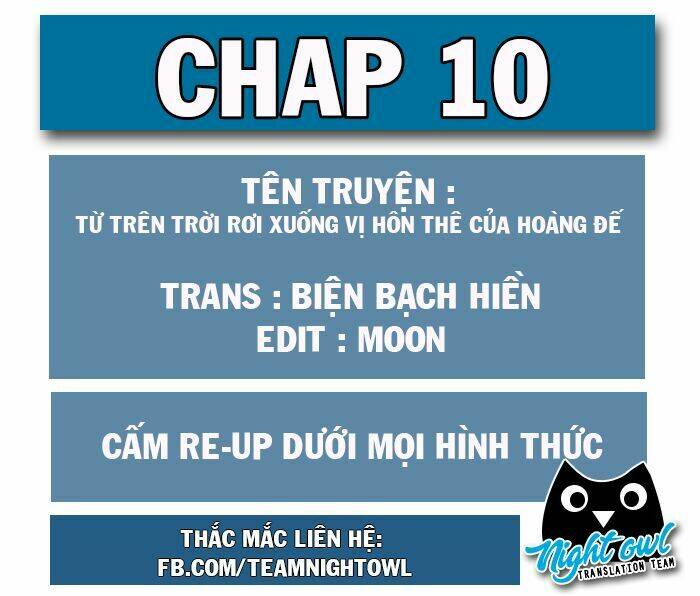 Từ Trên Trời Rơi Xuống Vị Hôn Thê Của Hoàng Đế Chương 10 Ảnh 3