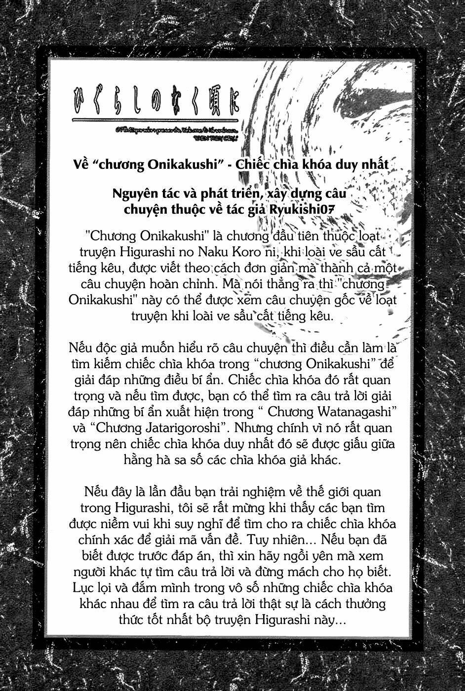 Higurashi No Naku Koro Ni - Onikakushi Hen Chương 9 Ảnh 76