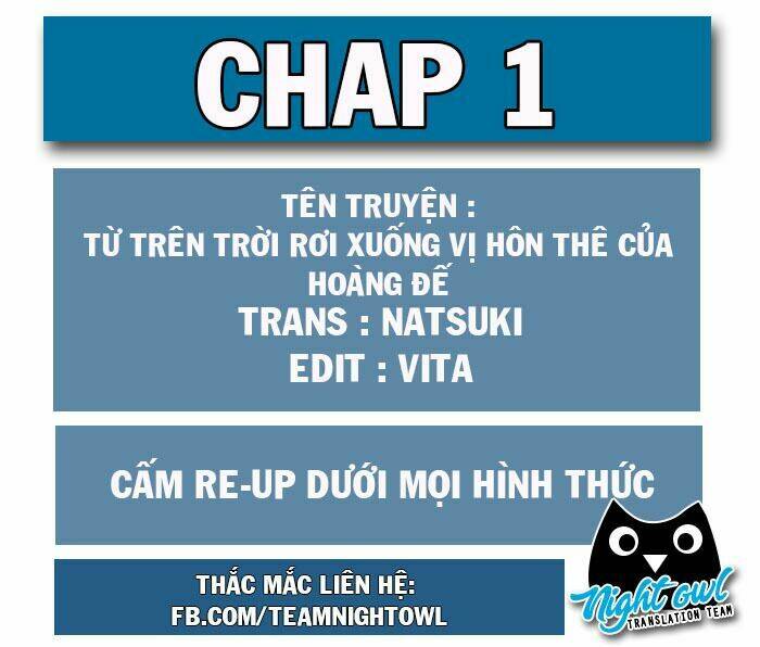 Từ Trên Trời Rơi Xuống Vị Hôn Thê Của Hoàng Đế Chương 1 Ảnh 3