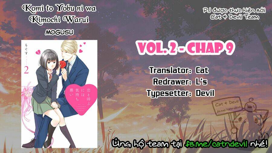 Koi To Yobu Ni Wa Kimochi-Warui Chương 9 Ảnh 2