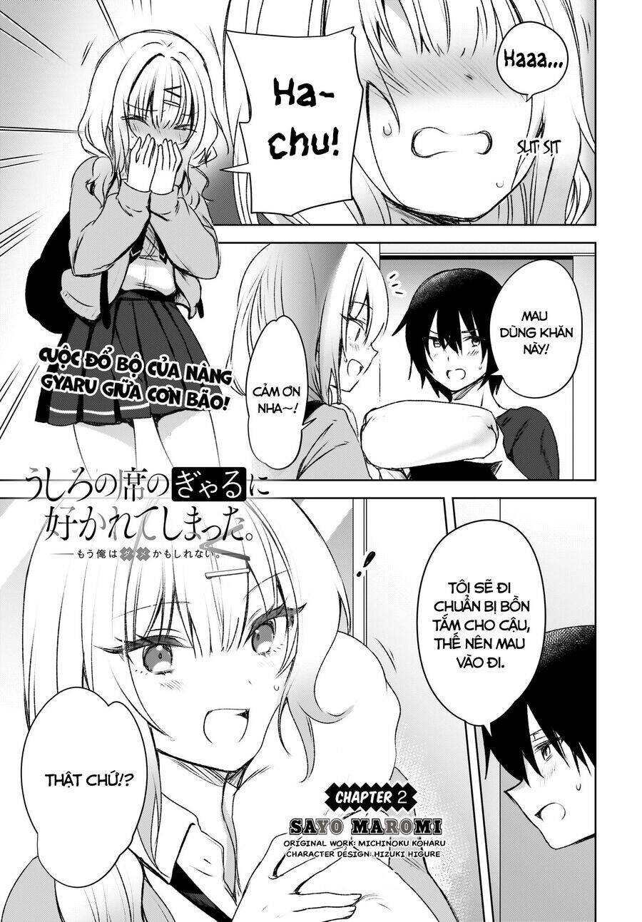 Ushiro No Seki No Gyaru Ni Sukarete Shimatta Chương 2 Ảnh 3