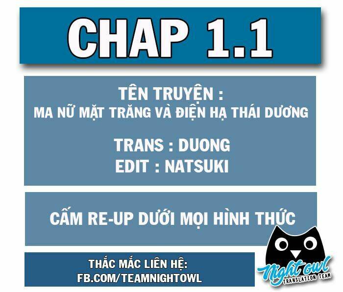 Ma Nữ Mặt Trăng Và Điện Hạ Thái Dương Chương 1.1 Ảnh 3