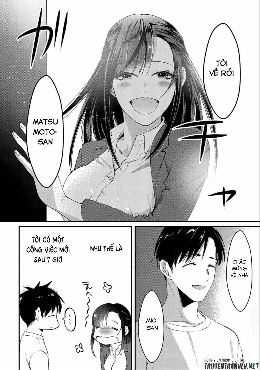 Tsuki 50-Man Moratte Mo Ikigai No Nai Tonari No Onee-San Ni 30-Man De Yatowarete "Okaeri" Tte Iu Chương 1 Ảnh 31