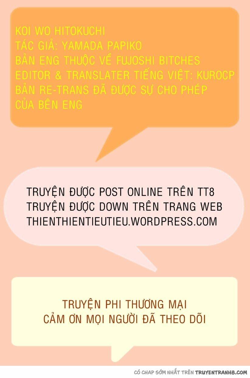 Koi Wo Hitokuchi Chương 5 Ảnh 2