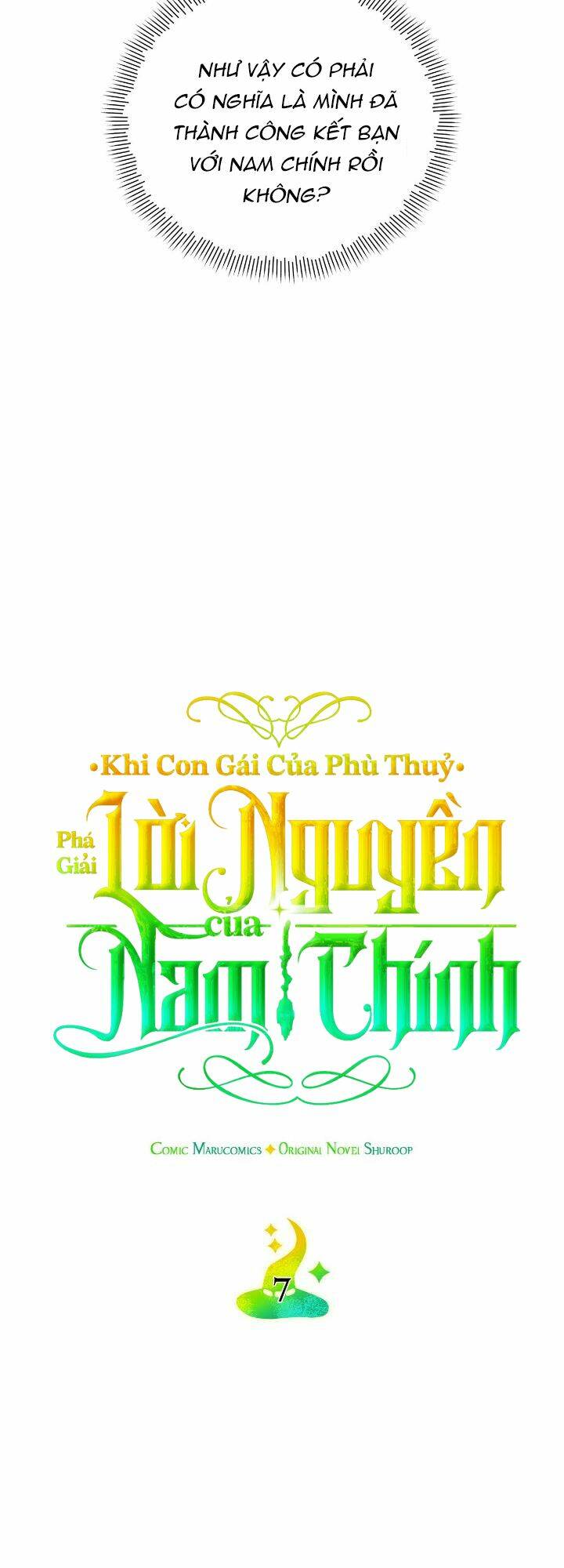 Khi Con Gái Của Phù Thuỷ Phá Giải Lời Nguyền Của Nam Chính Chương 7 Ảnh 6