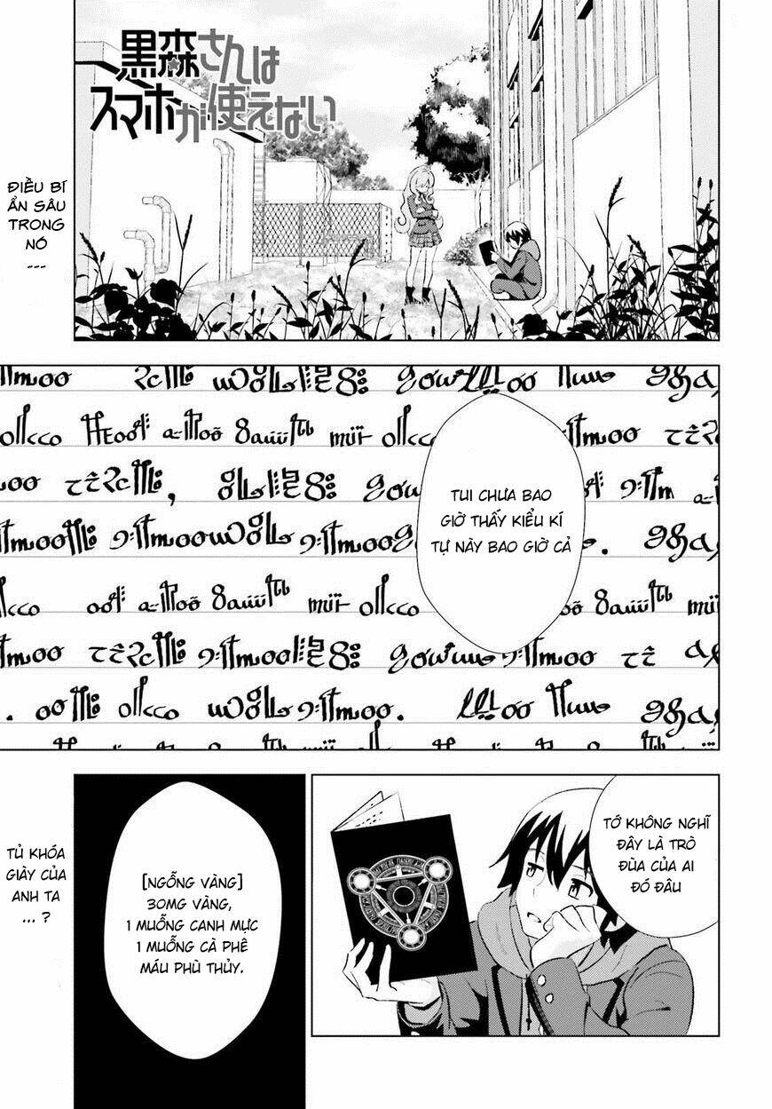 Kuromori-San Can Not Use A Smartphone Chương 3 Ảnh 2