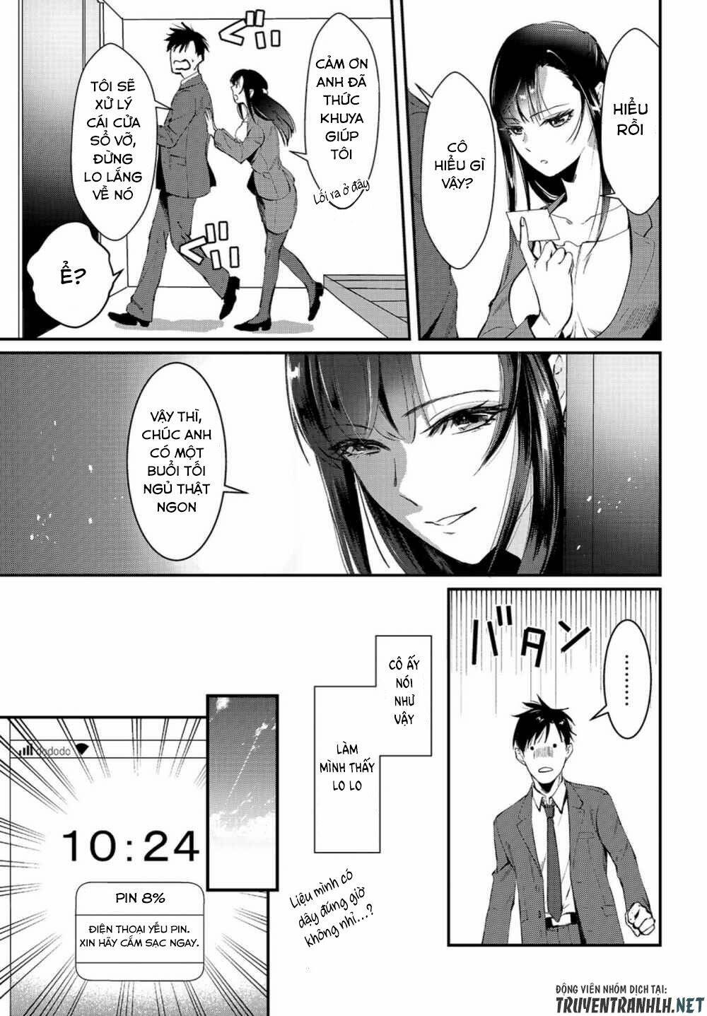 Tsuki 50-Man Moratte Mo Ikigai No Nai Tonari No Onee-San Ni 30-Man De Yatowarete "Okaeri" Tte Iu Chương 1 Ảnh 24