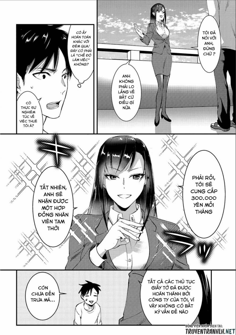 Tsuki 50-Man Moratte Mo Ikigai No Nai Tonari No Onee-San Ni 30-Man De Yatowarete "Okaeri" Tte Iu Chương 1 Ảnh 29