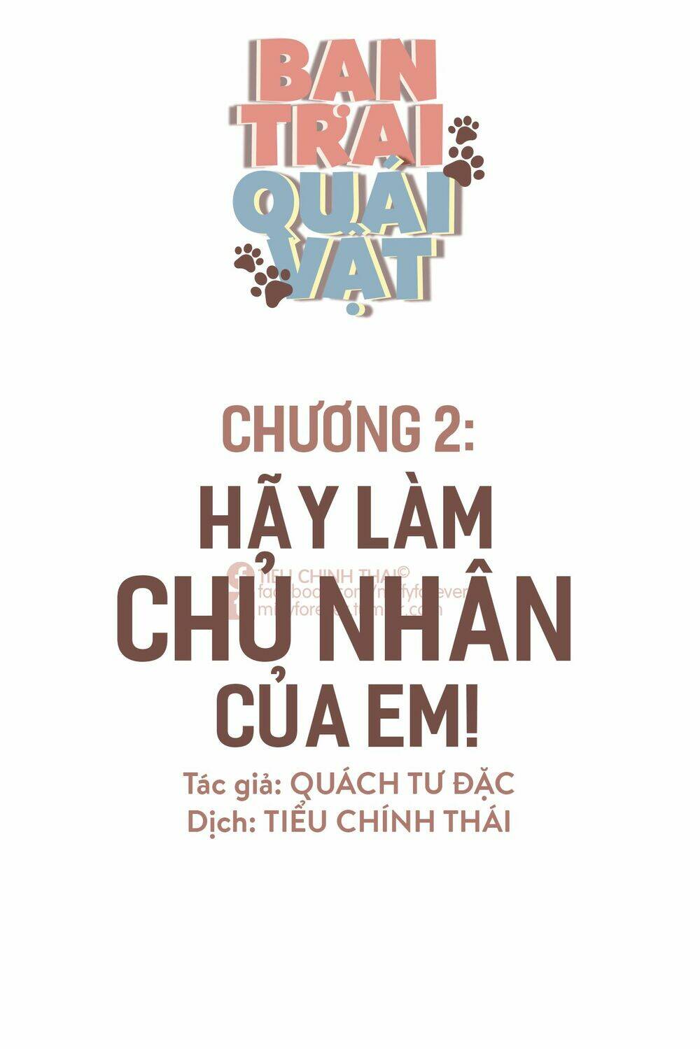 Bạn Trai Quái Vật Chương 2 Ảnh 2