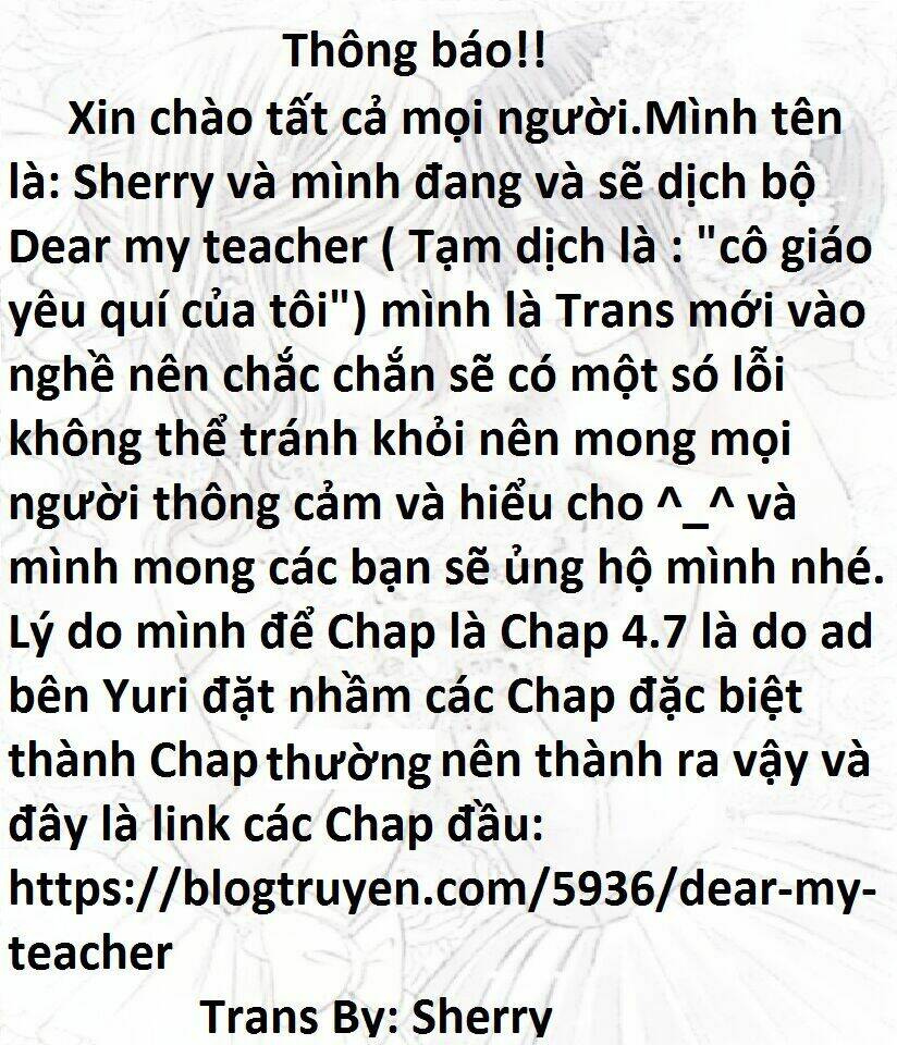 Dear My Teacher Chương 7.6 Ảnh 2