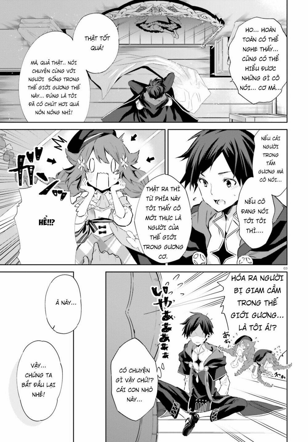 Kagami No Mukou No Saihate Toshokan: Kou No Yuusha To Itsuwari No Maou Chương 2 Ảnh 5