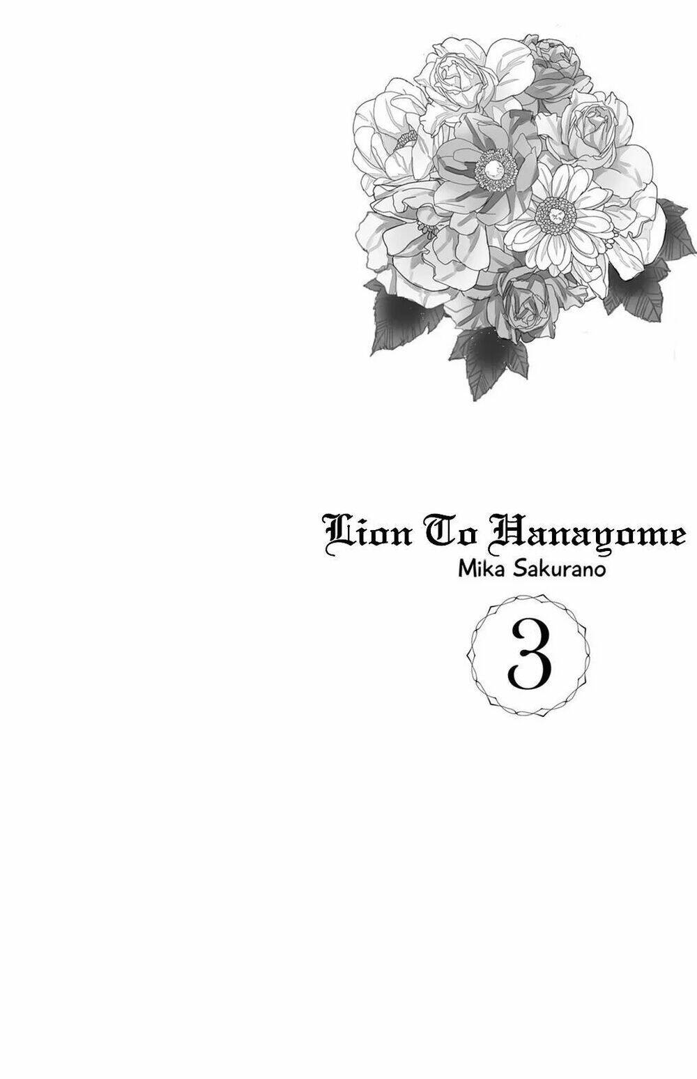 Lion To Hanayome Chương 9 Ảnh 4