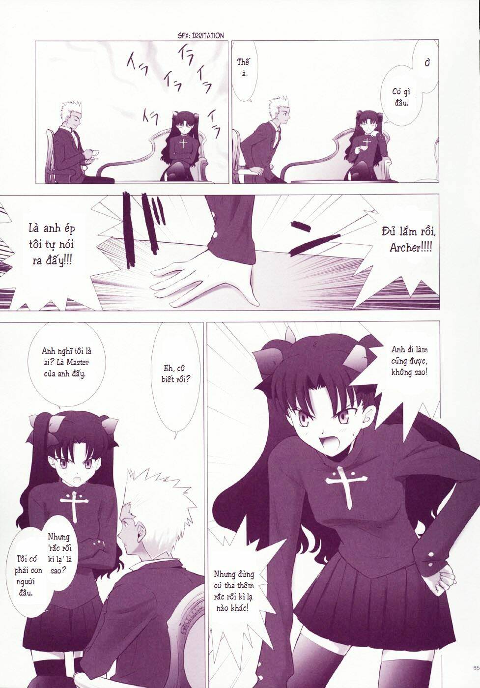 Chén Thánh: Đêm Định Mệnh - Doujinshi Archer X Rin Chương 12 Ảnh 5