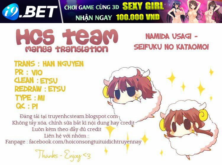 Namida Usagi - Seifuku No Kataomoi Chương 19 Ảnh 2