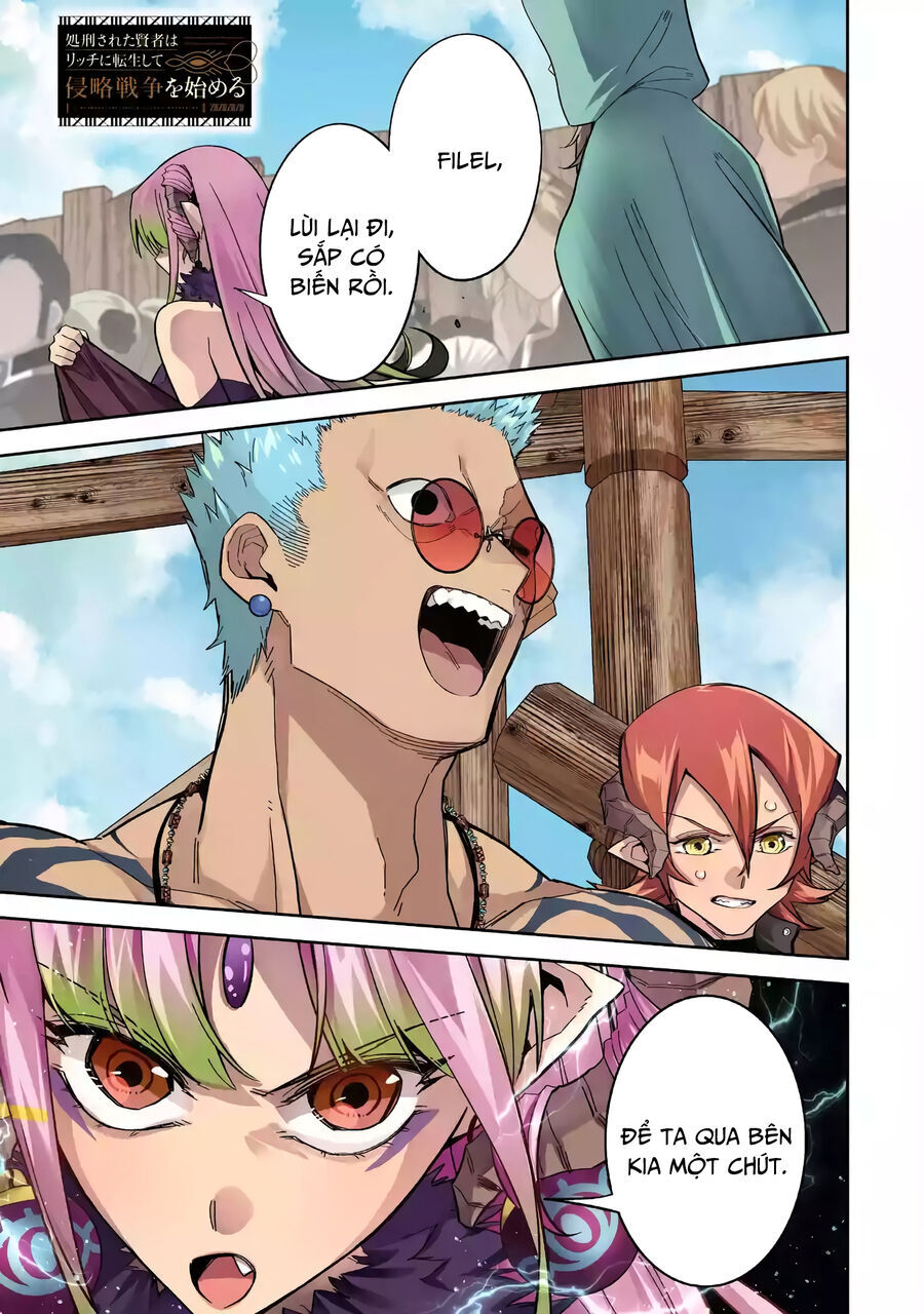 Shokei Sareta Kenja Wa Lich Ni Tensei Shite Shinryaku Sensou Wo Hajimaru Chương 45 Ảnh 4