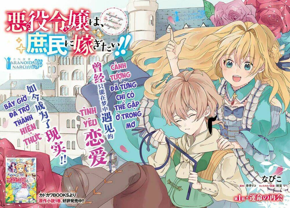 Akuyaku Reijō Wa, Shomin Ni Totsugitai! ! Chương 1.1 Ảnh 4