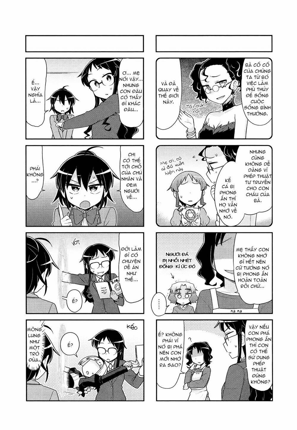 Majyo To Houki To Kurobuchi Megane Chương 44 Ảnh 8