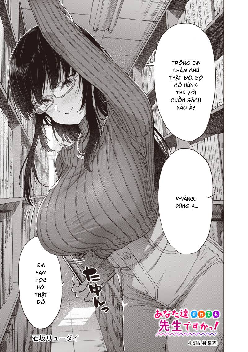 Anata-Tachi Soredemo Sensei Desu Ka! Chương 4.5 Ảnh 3