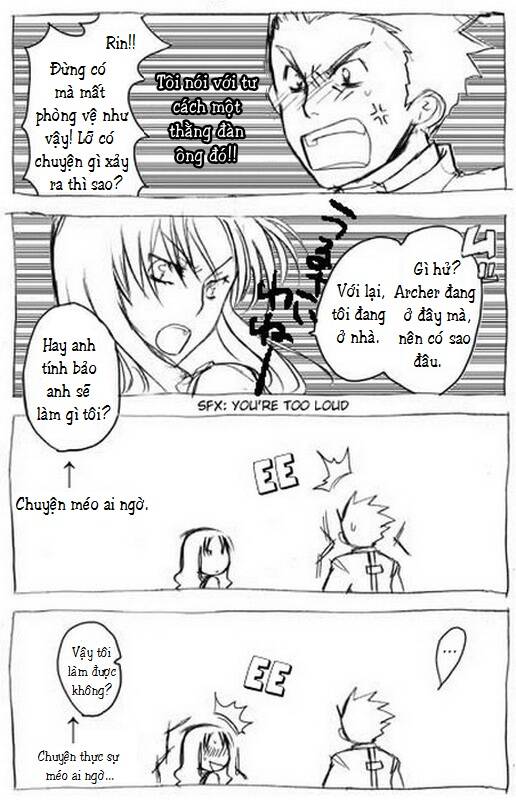 Chén Thánh: Đêm Định Mệnh - Doujinshi Archer X Rin Chương 6 Ảnh 4