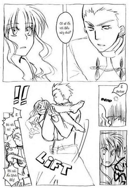 Chén Thánh: Đêm Định Mệnh - Doujinshi Archer X Rin Chương 6 Ảnh 6