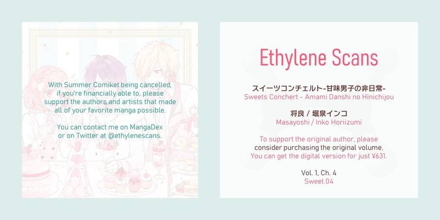 Sweets Conchert - Amami Danshi No Hinichijou Chương 4 Ảnh 15