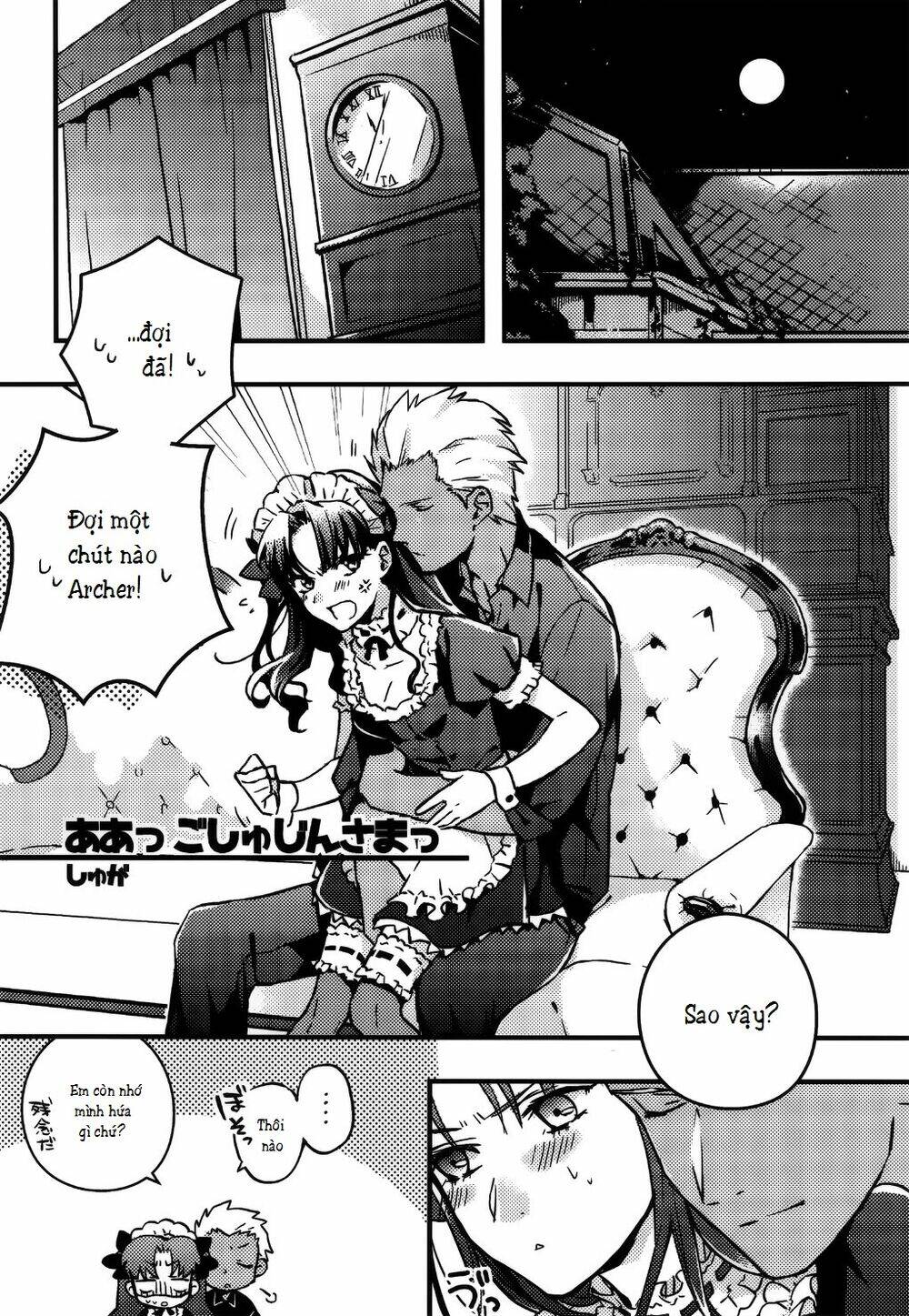 Chén Thánh: Đêm Định Mệnh - Doujinshi Archer X Rin Chương 14 Ảnh 3