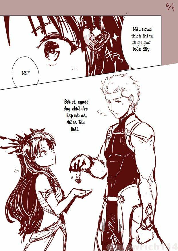 Chén Thánh: Đêm Định Mệnh - Doujinshi Archer X Rin Chương 13 Ảnh 8