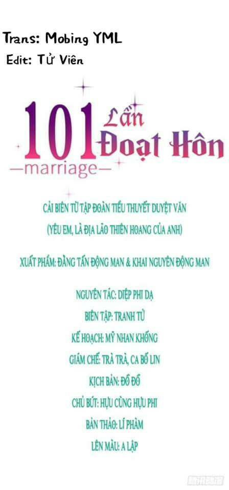 101 Lần Đoạt Hôn Chương 3 Ảnh 2