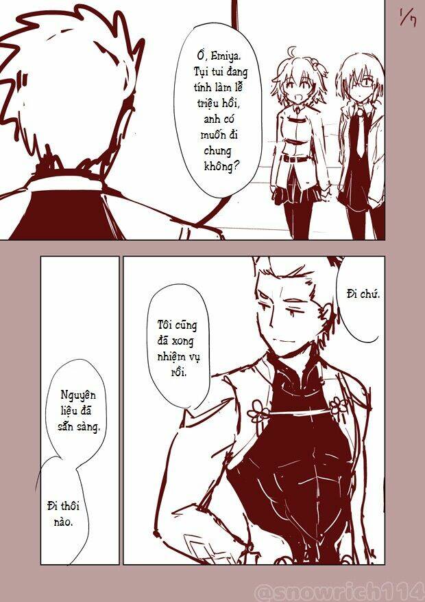 Chén Thánh: Đêm Định Mệnh - Doujinshi Archer X Rin Chương 13 Ảnh 3