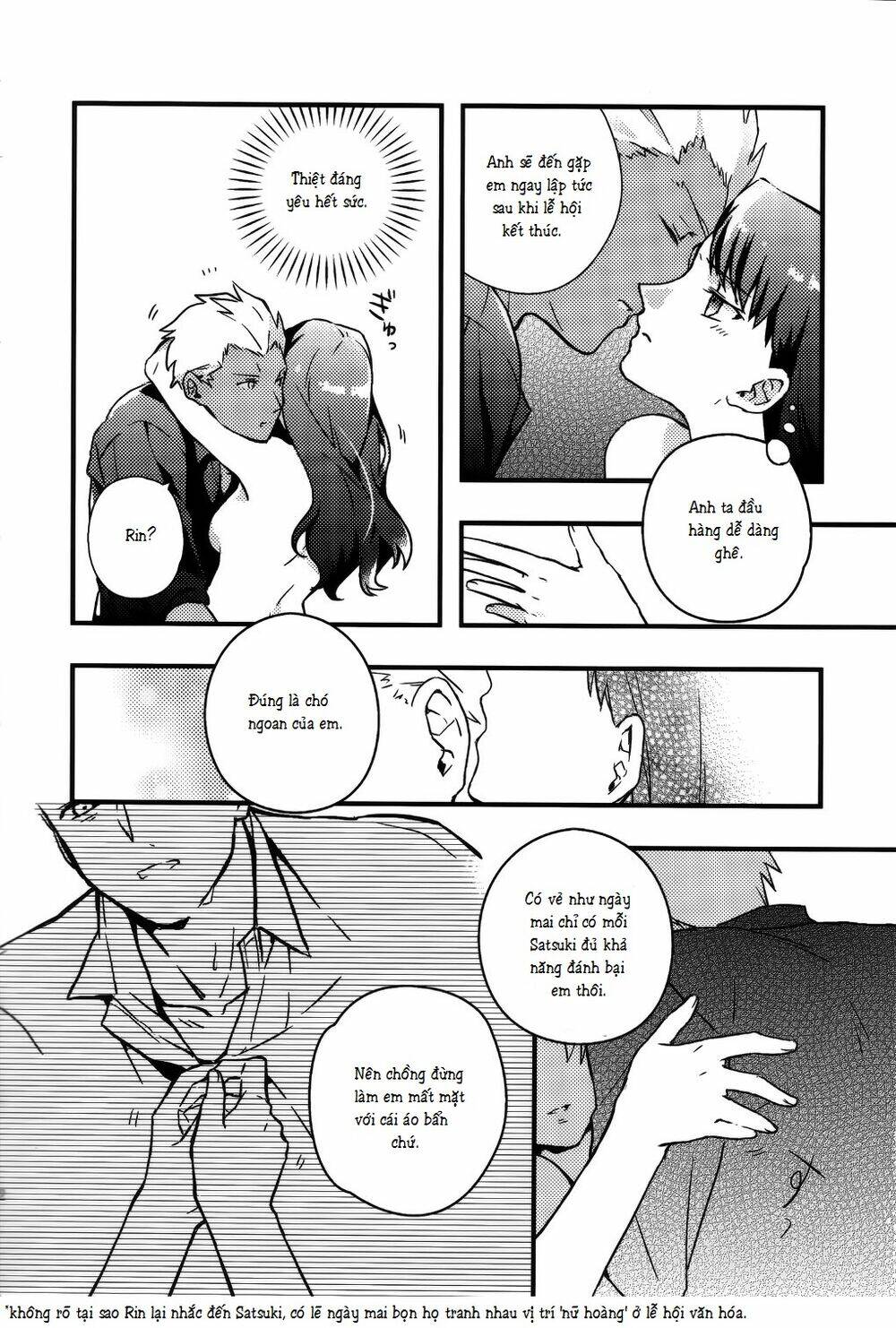 Chén Thánh: Đêm Định Mệnh - Doujinshi Archer X Rin Chương 14 Ảnh 8