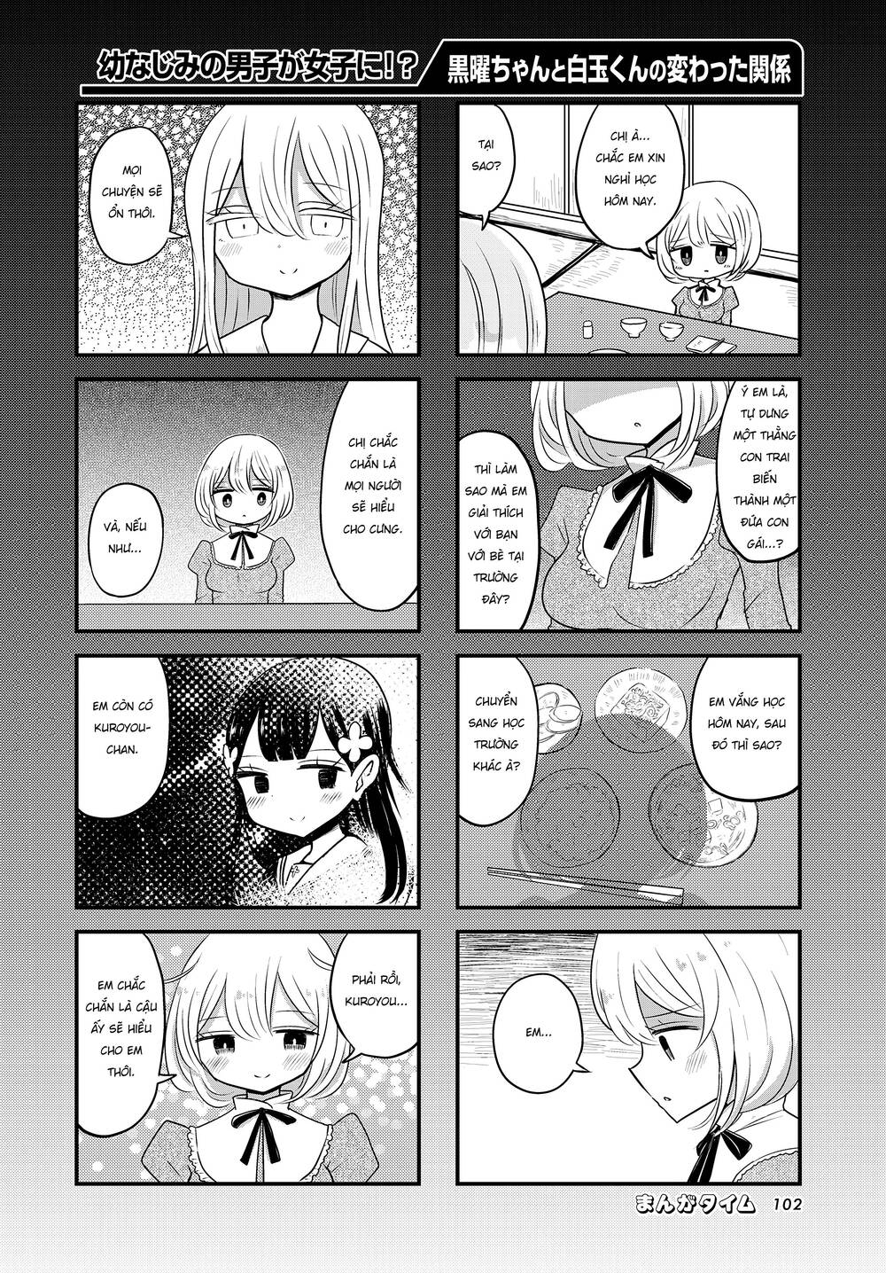 Mối Quan Hệ Kỳ Lạ Của Kuroyou-Chan Và Shirotama-Kun Chương 2 Ảnh 8