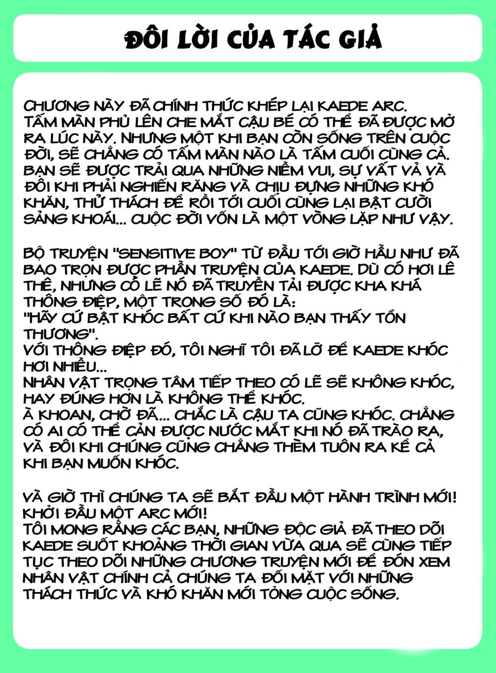Sensitive Boy Chương 35 Ảnh 24