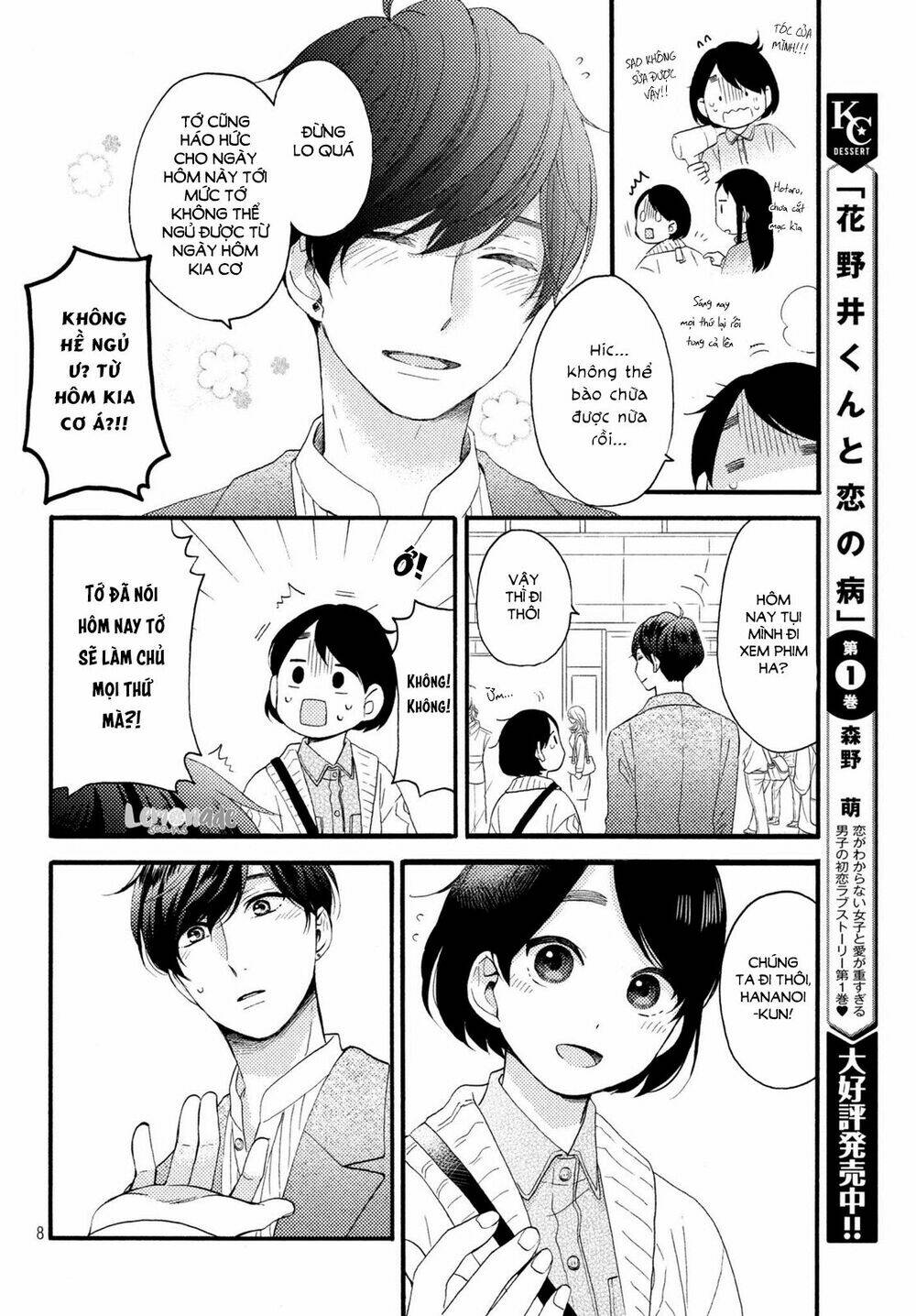 Hananoi-Kun Và Căn Bệnh Tình Yêu Chương 8 Ảnh 11