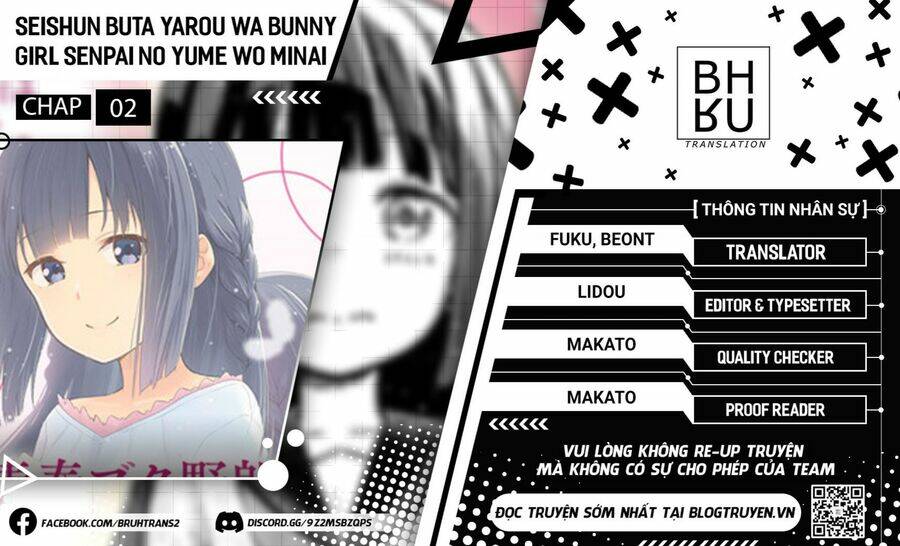 Seishun Buta Yarou Wa Yumemiru Shoujo No Yume Wo Minai Chương 2 Ảnh 2