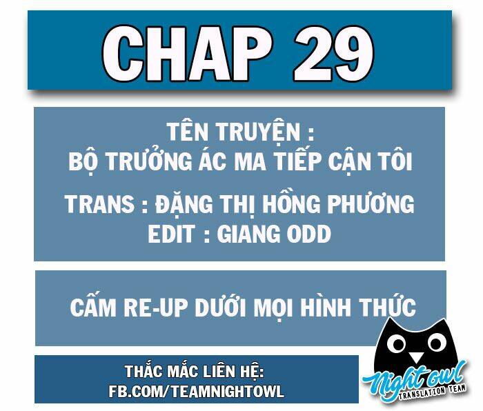 Bộ Trưởng Ác Ma Tiếp Cận Tôi Chương 29 Ảnh 2