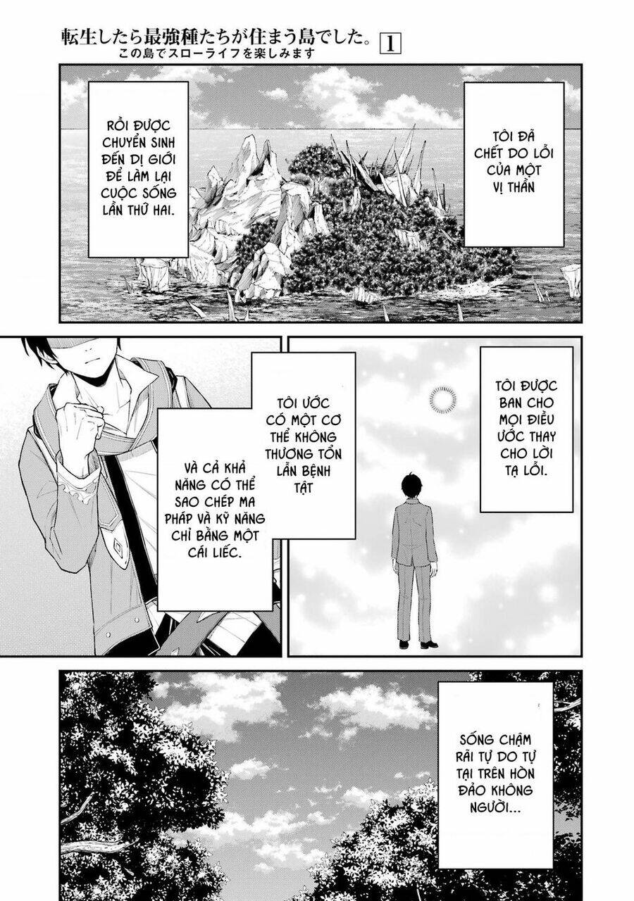 Tensei Shitara Saikyoushutachi Ga Sumau Shima Deshita. Kono Shima De Slow Life Wo Tanoshimasu Chương 2 Ảnh 2
