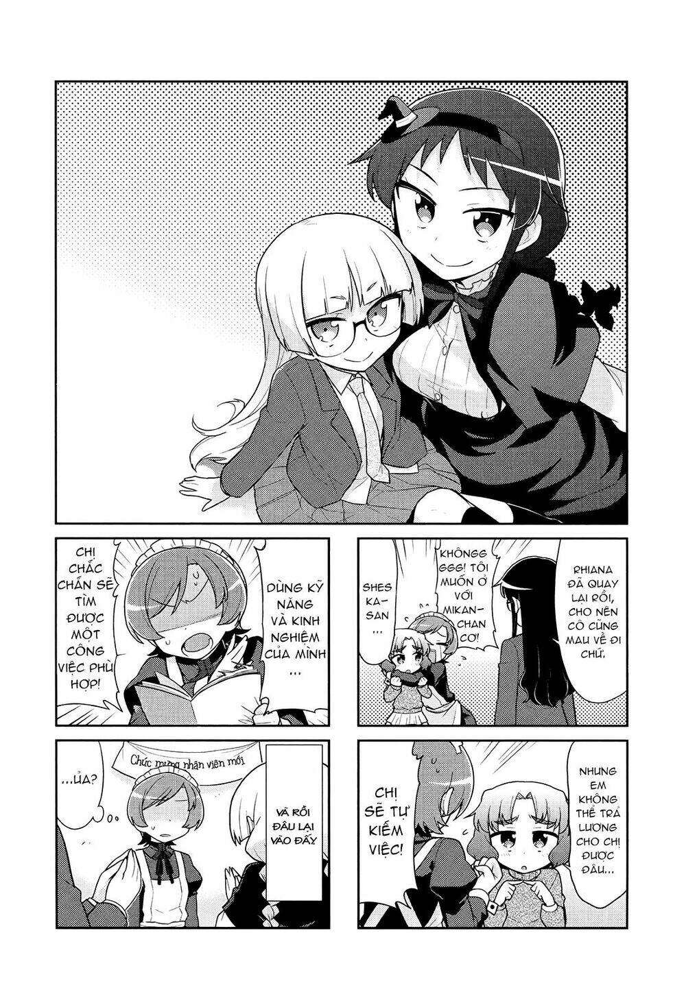 Majyo To Houki To Kurobuchi Megane Chương 45 Ảnh 3