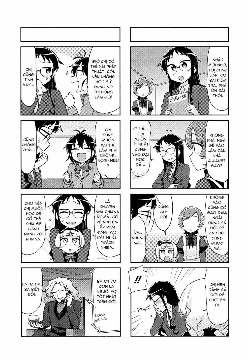 Majyo To Houki To Kurobuchi Megane Chương 45 Ảnh 5