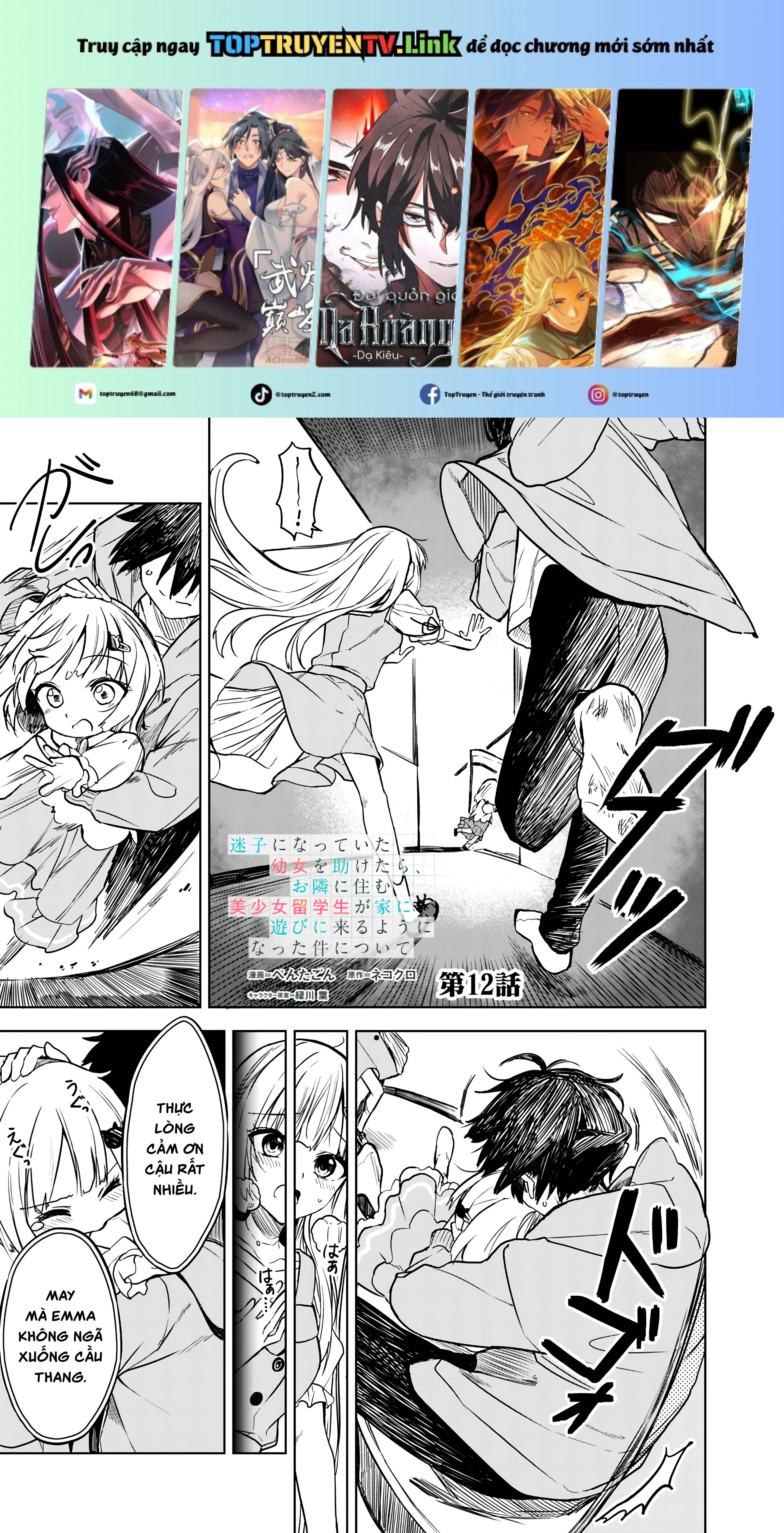 Maigo Ni Natteita Youjo Wo Tasuketara, Otonari Ni Sumu Bishoujo Ryuugakusei Ga Ie Ni Asobi Ni Kuru You Ni Natta Ken Nitsuite Chương 12 Ảnh 2