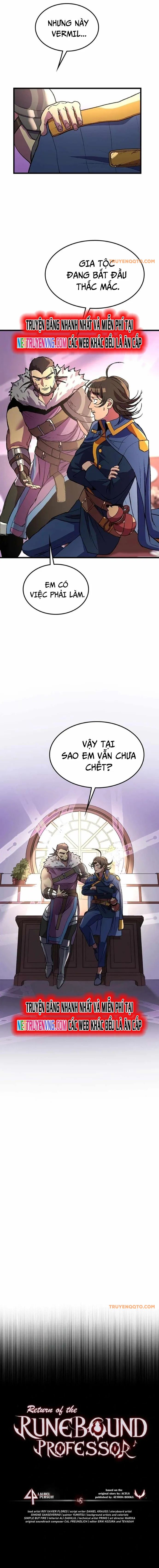 Sự Trở Lại Của Giáo Sư Runebound Chương 28 Ảnh 16