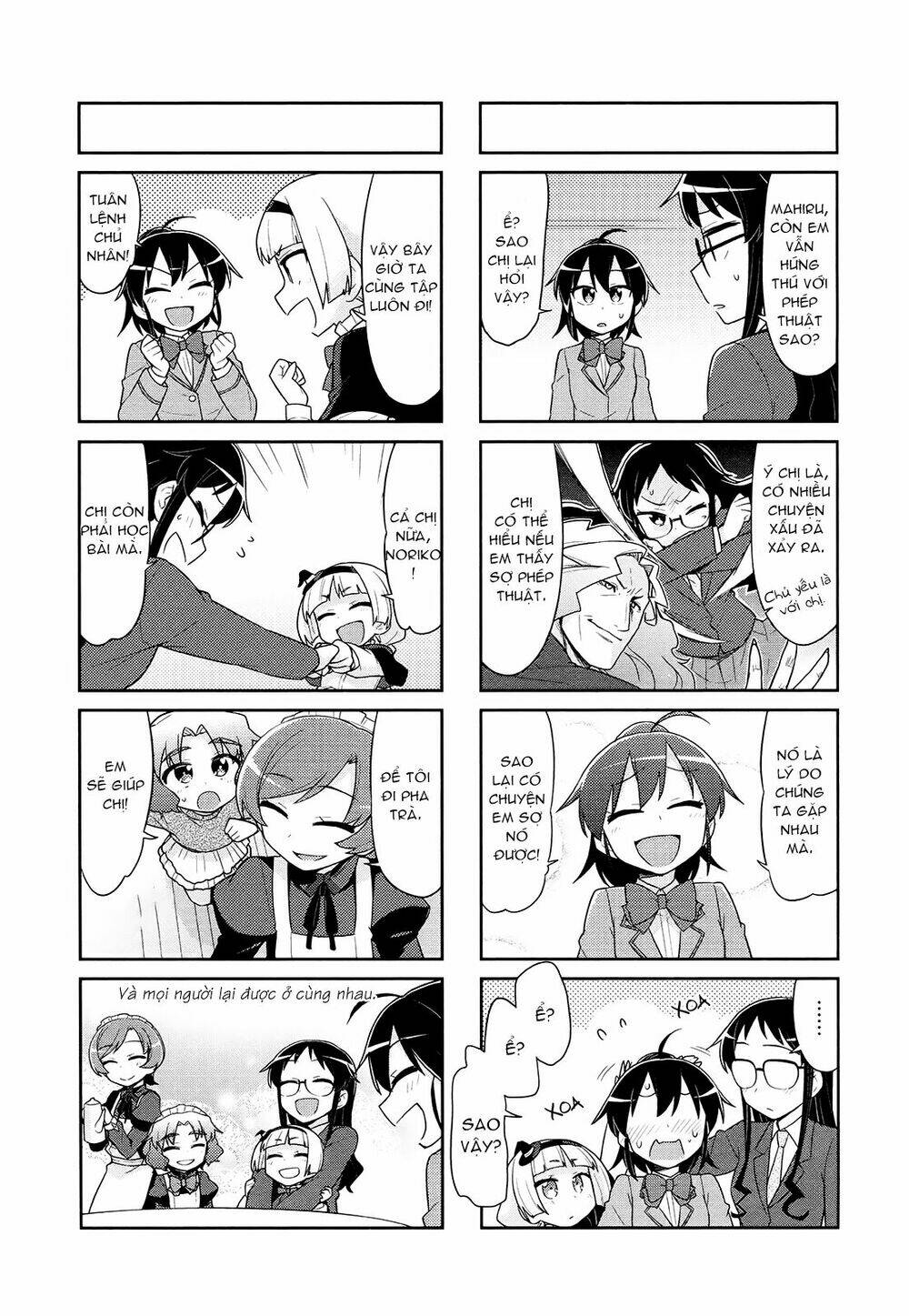 Majyo To Houki To Kurobuchi Megane Chương 45 Ảnh 6