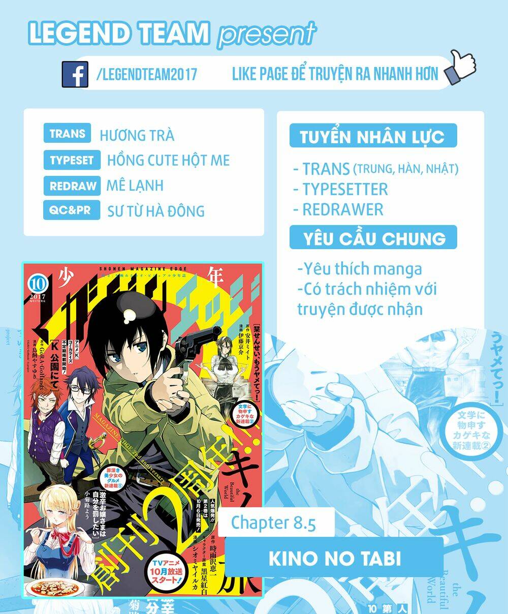 Kino No Tabi - The Beautiful World Chương 8.5 Ảnh 5
