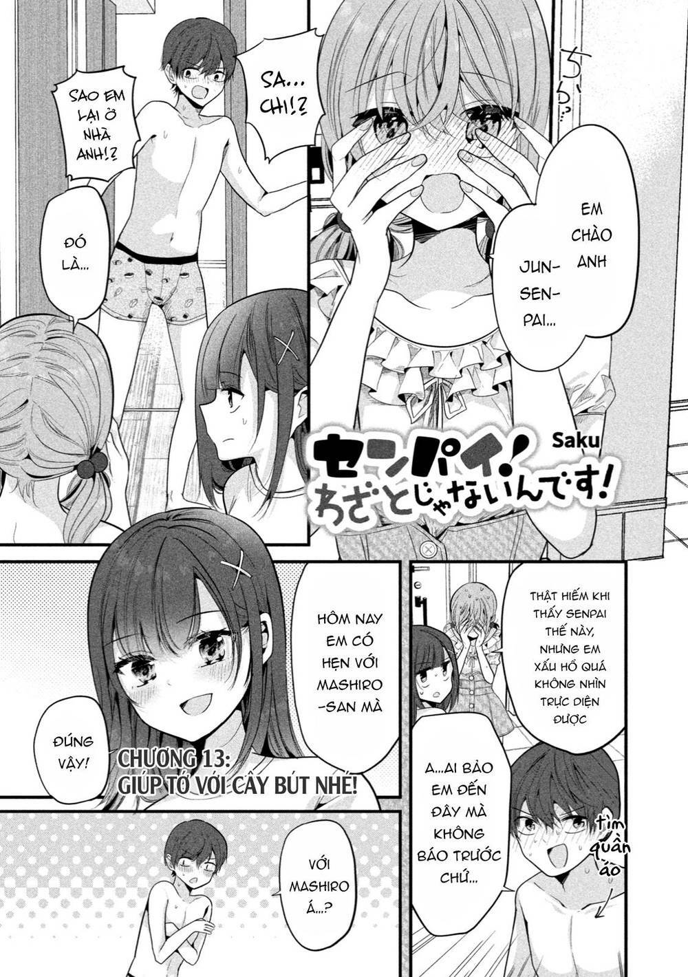 Senpai! Em Không Cố Ý Đâu! Chương 13 Ảnh 4