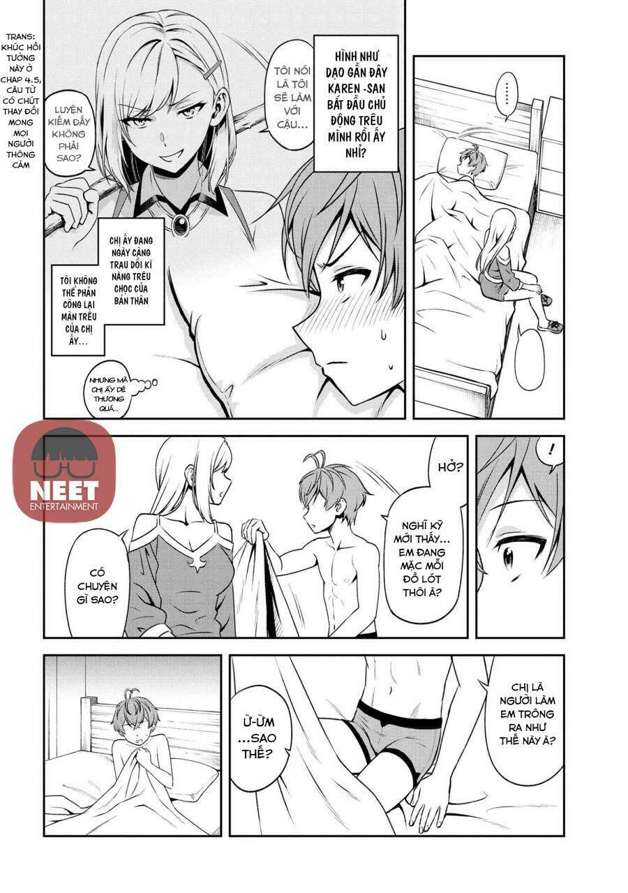 Toshiue Elite Onna Kishi Ga Boku No Mae De Dake Kawaii Chương 8.2 Ảnh 8