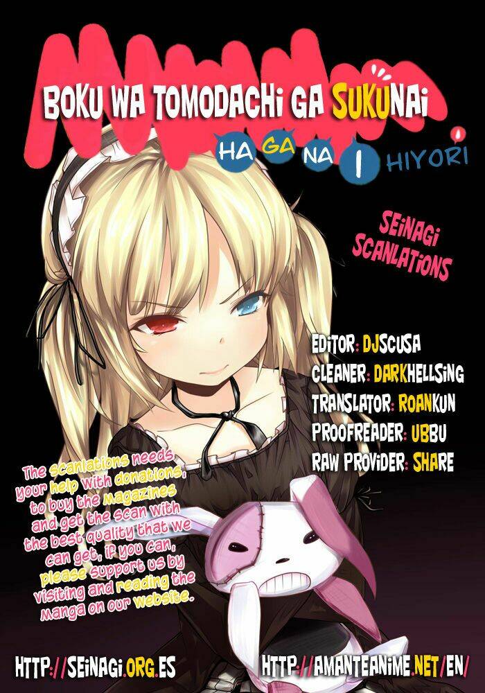 Boku Wa Tomodachi Ga Sukunai: Haganai Hiyori Chương 2 Ảnh 3
