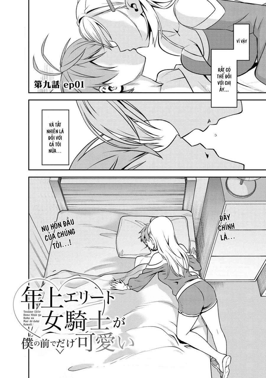 Toshiue Elite Onna Kishi Ga Boku No Mae De Dake Kawaii Chương 9.1 Ảnh 3