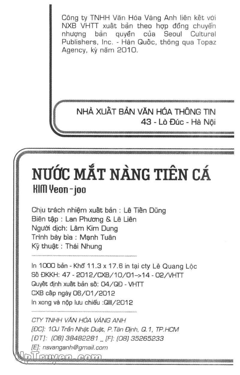 Nước Mắt Nàng Tiên Cá Chương 14 Ảnh 3